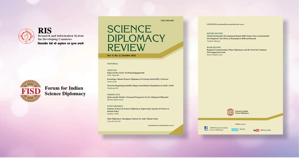 fisd19's tweet photo. 📣Latest Issue of #ScienceDiplomacyReview is now online!
Read #SDR11 for articles, perspective, reports on events &amp; book on #ArcticPolicy, #InsSciDE, #SatelliteMegaConstellations,#SciDipSchool #GSDR #Data &amp; #Water Diplomacy
🔗https://t.co/kjOj67mFrn
@Sachin_Chat @RIS_NewDelhi https://t.co/3s08Sv7CHi