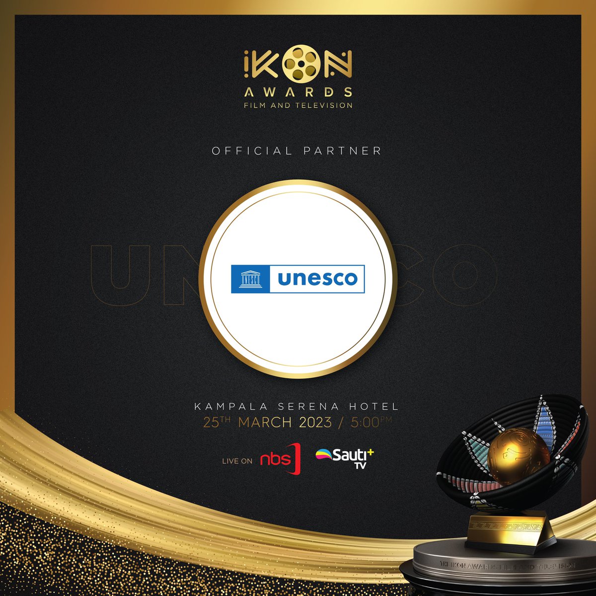ikonawards's tweet image. The #iKonAwards2023, happening on. 25th March,2023 in proud partnership with @UnescoEast @unescoug 
#DreamingWithTheStars