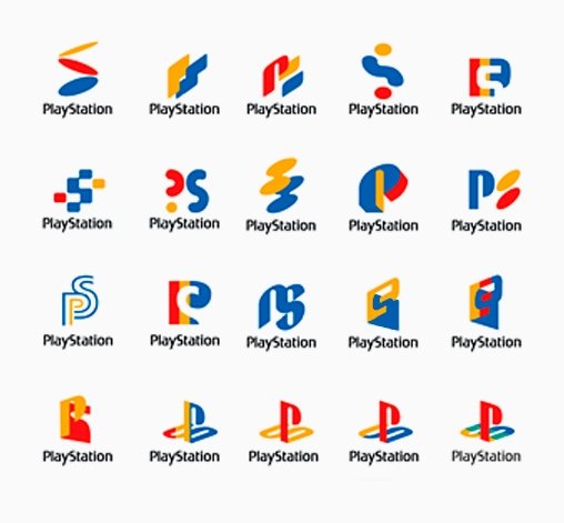 TheCartelDel's tweet photo. The early Playstation logo concepts by Manabu Sakamoto in 1993. https://t.co/IGa50xq5vb
