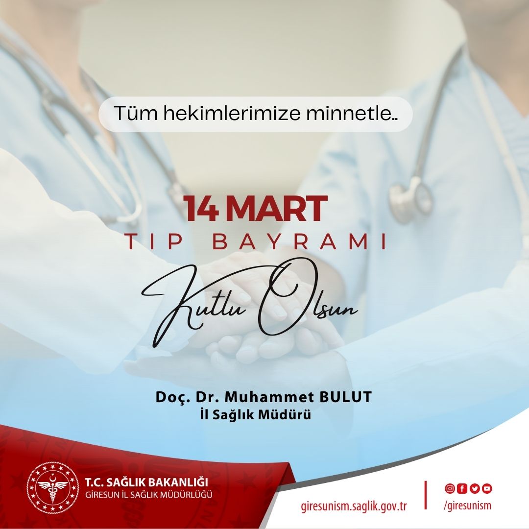 giresunism's tweet photo. #14MartTıpBayramı kutlu olsun 💐 https://t.co/tA6xz3qfwq