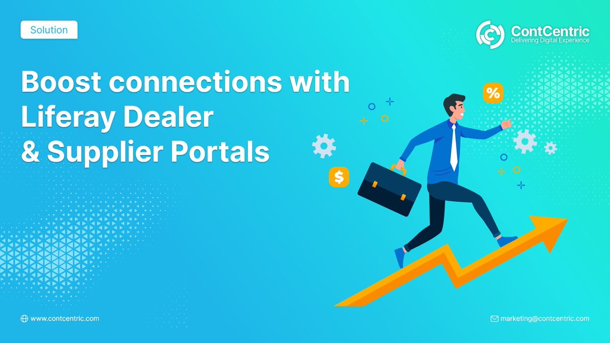 ContCentric's tweet image. Unify your data sources with suppliers and dealers in an organized and automated way. Check out: 👉 bit.ly/dealer-supplie…
#ContCentric #tridhyatech #liferaydxp #DigitalTransformation #digitalsolutions