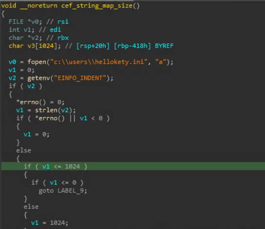 cdi_research's tweet photo. Hello Kety! Do you want fresh HUI Loader? 
Let’s hunt with funny string c:\users\hellokety.ini !
DLL is now 64bit and it uses RC4-like encryption for payload. 
HelloKety was also used by APT10’s PlugX(02b95ef7a33a87cc2b3b6fd47db03e711045974e1ecf631d3ba9e076e1e374e9). #APT https://t.co/wRMNn7honQ