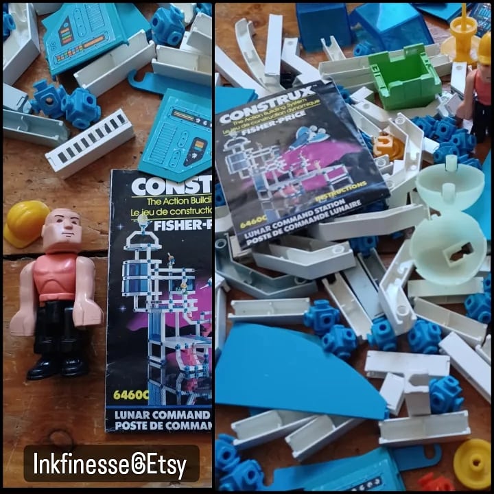 sharpobjects13's tweet image. These #construx #building #blocks by #Fisherprice &amp;amp; are from the #80s -  find more great #vintage #jewelry, #art, #fashion &amp;amp; #nostalgia in my #Etsy shop@ inkfinesse.etsy.com ❤️💜 #90s #60s #70s #plastic #80slove #80sgoodness #80sfashion #vintagetoys #imagination #creativity