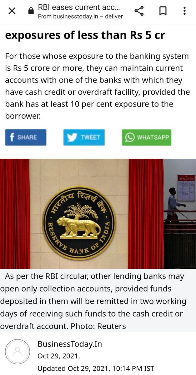 TechDaddyIndia's tweet photo. @Nithin0dha Lesson is good. But we think RBI also needs to have a look at current situation in US and tweak some rules. What are your views on this Sir?

https://t.co/SI9WBQyF6e https://t.co/eFXPfoNhCc