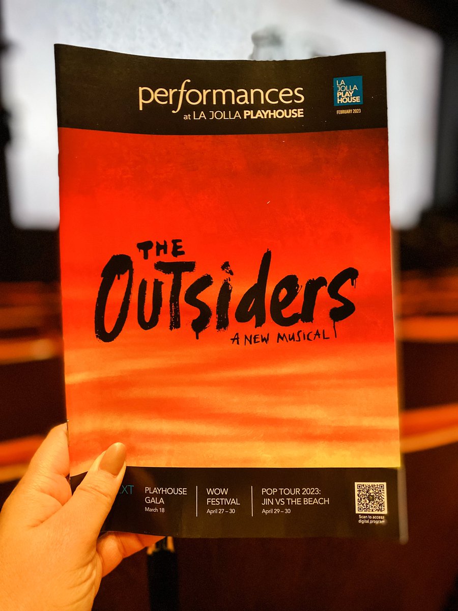 Love #musicals and #theoutsiders at @ljplayhouse was outstanding. The rumble scene - fascinating choreography! The music - absolutely moving! #staygold