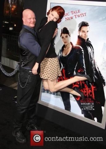 My wife, before she was my wife. Hansel & Gretel: Witch Hunters premiere. I love you Jenny Brezinski!