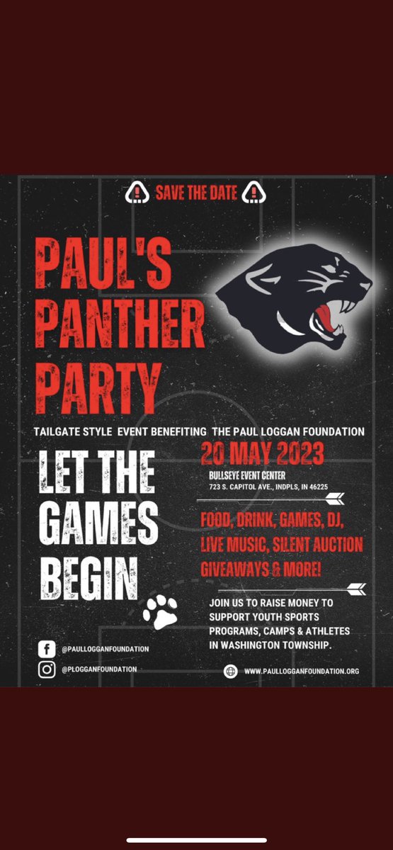 Don’t forget to save the date! Tickets will become available here in the coming weeks! #PaulStrong
