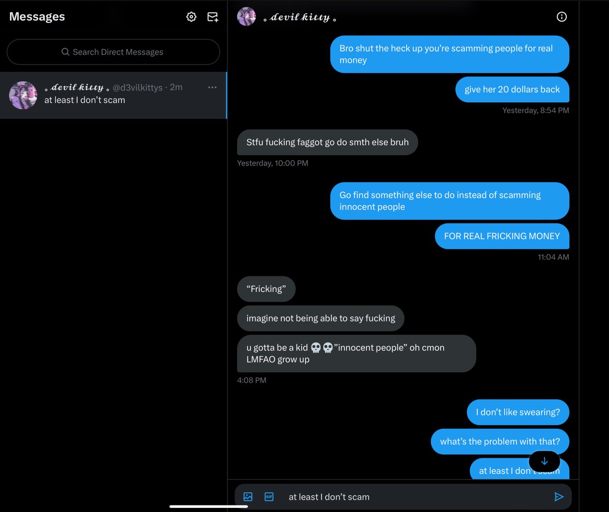 QUITSCAMMIN's tweet photo. LOL IMAGINE SCAMMING https://t.co/l5GSxLaeB9