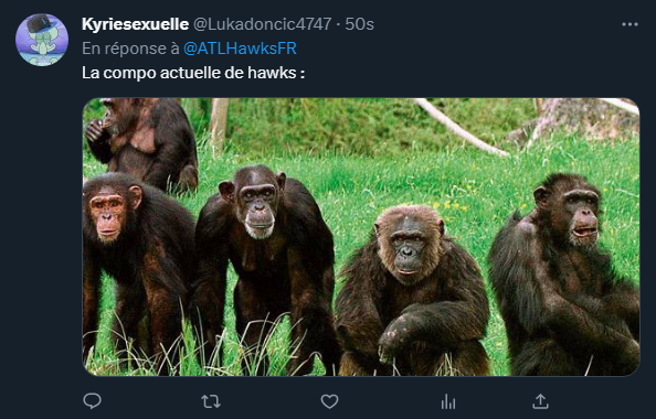 ATLHawksFR's tweet photo. Y'a rien de plus détestable que les parieurs qui perdent leur bet et viennent tenir ce genre de propos en commentaires. 🤬 https://t.co/it7QVHrdYy