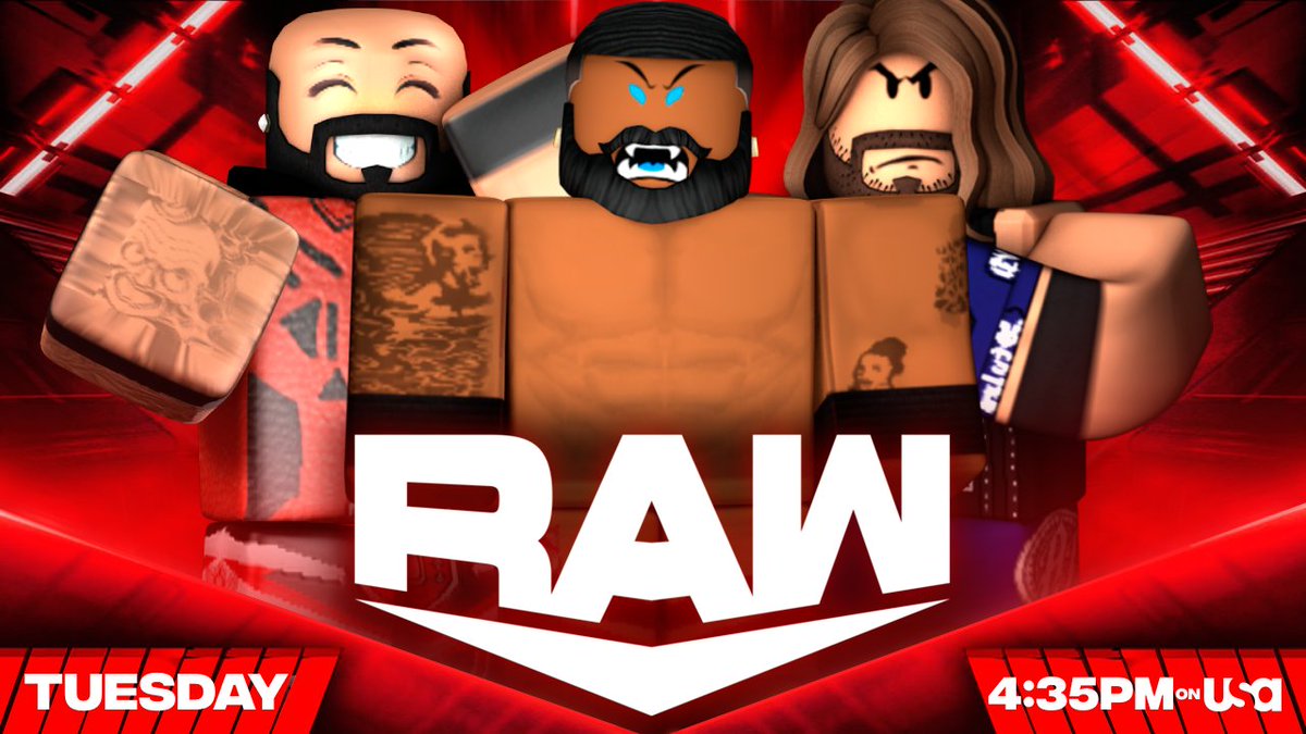 _WWERoblox's tweet photo. -OTHER PLANS-

@anatomyofdivine VS #Aryse VS @WWE21BeckyLynch 
-
@410forcee  &amp; @showstealersz is in action tomorrow
-
@dollology Returns to action tomorrow AGAINST @itsNayleyRW 
-
@OrtonPrime VS @m1ckmav VS @BloxyStyles 

#WWE #RAW https://t.co/Cfm1qVyKkX