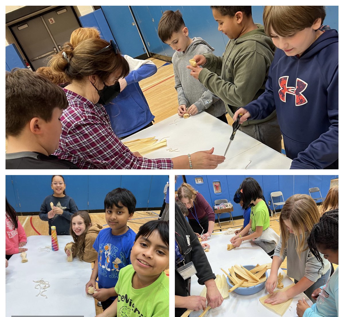 mrsdemieri's tweet photo. Today, we made corn husk dolls! We were up for the challenge! What a cool experience! @FPBSchools #fpbsd #fpbsdshines https://t.co/6Gqe3xKP9W
