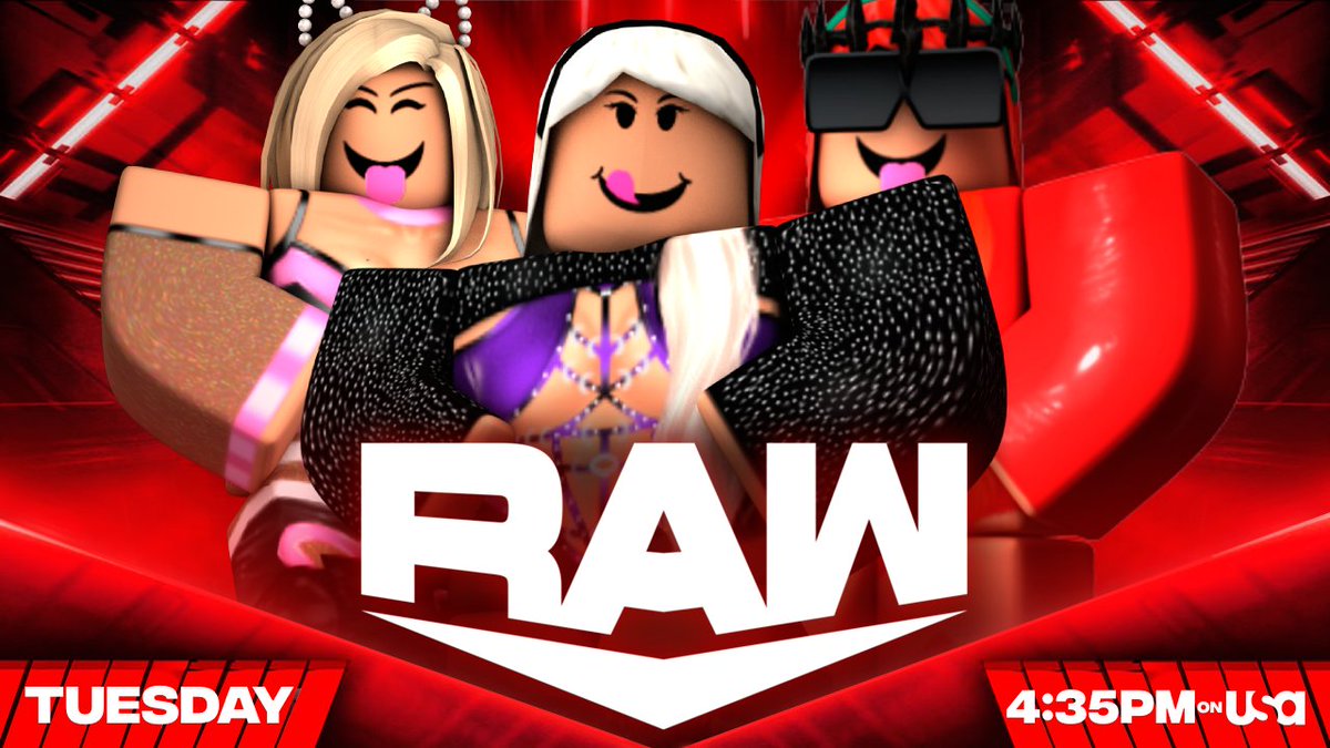 _WWERoblox's tweet photo. -OTHER PLANS-

@anatomyofdivine VS #Aryse VS @WWE21BeckyLynch 
-
@410forcee  &amp; @showstealersz is in action tomorrow
-
@dollology Returns to action tomorrow AGAINST @itsNayleyRW 
-
@OrtonPrime VS @m1ckmav VS @BloxyStyles 

#WWE #RAW https://t.co/Cfm1qVyKkX