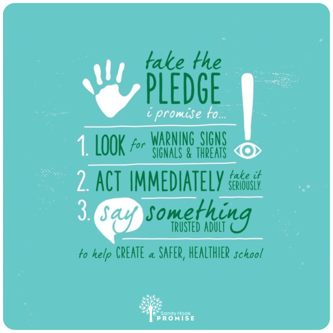 UAcharterschool's tweet photo. March 13-17 is Say Something Week. Pledge to talk to a trusted adult when you see someone at-risk of hurting themselves or others. @sandyhook @JZUAHS @UAathletics @ByrdSetrina @CheyanneNash1 @BretzShannen https://t.co/Gpy1REuDVp