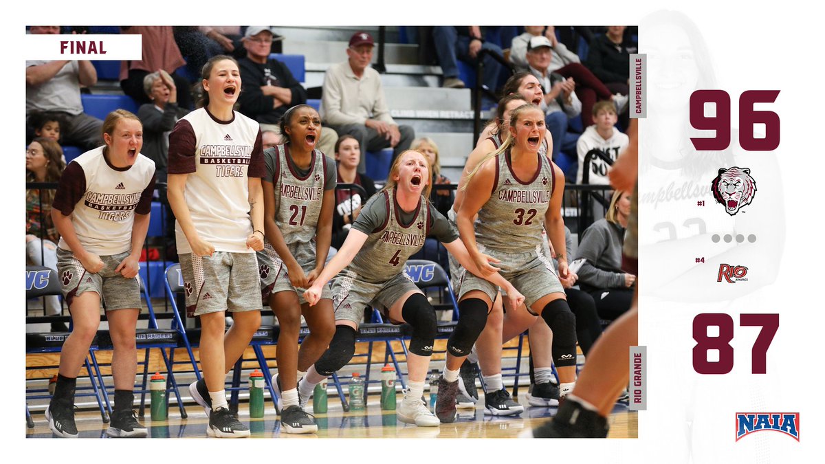 FINAL | The Lady Tigers take the win over the Red Storm moving forward in the Championship!

📺 bit.ly/402hC0O
📻 bit.ly/42agytp
📊 bit.ly/3J9WrTE
#️⃣ #TigerUp