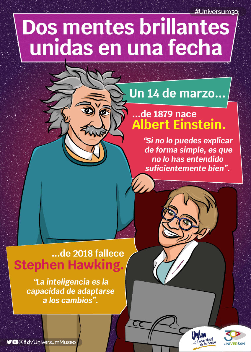 UniversumMuseo's tweet photo. #UnDíaComoHoy está unido por dos mentes brillantes. 🤓
#Universum30 https://t.co/2y5w8dSXkn