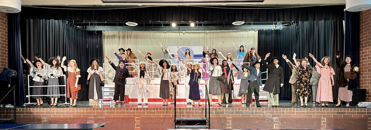 Board the SS American as the Attea Flyers sing, dance and act their way across the ocean! Friday @ 7:30, Saturday @ 7:30, and Sunday @ 1:00. <a href="/AtteaSchool/">Attea Middle School</a> #WeAreD34 <a href="/glenview34/">Glenview District 34</a>