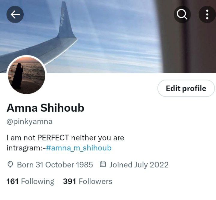 لم يعمل حسابي الأول على Twitter لأنني لا أستطيع الوصول إلى كلمة المرور من رقم أرملتي الذي تم إطلاقه مؤخرًا
أريد أن أخبرك أنني في الواقع قمت بعمله في ثاني تويتر. يمكنك الترحيب بأصدقائي وأقاربي والعمل الجماعي
شكرا لتفهمك و دعمك❤🙏