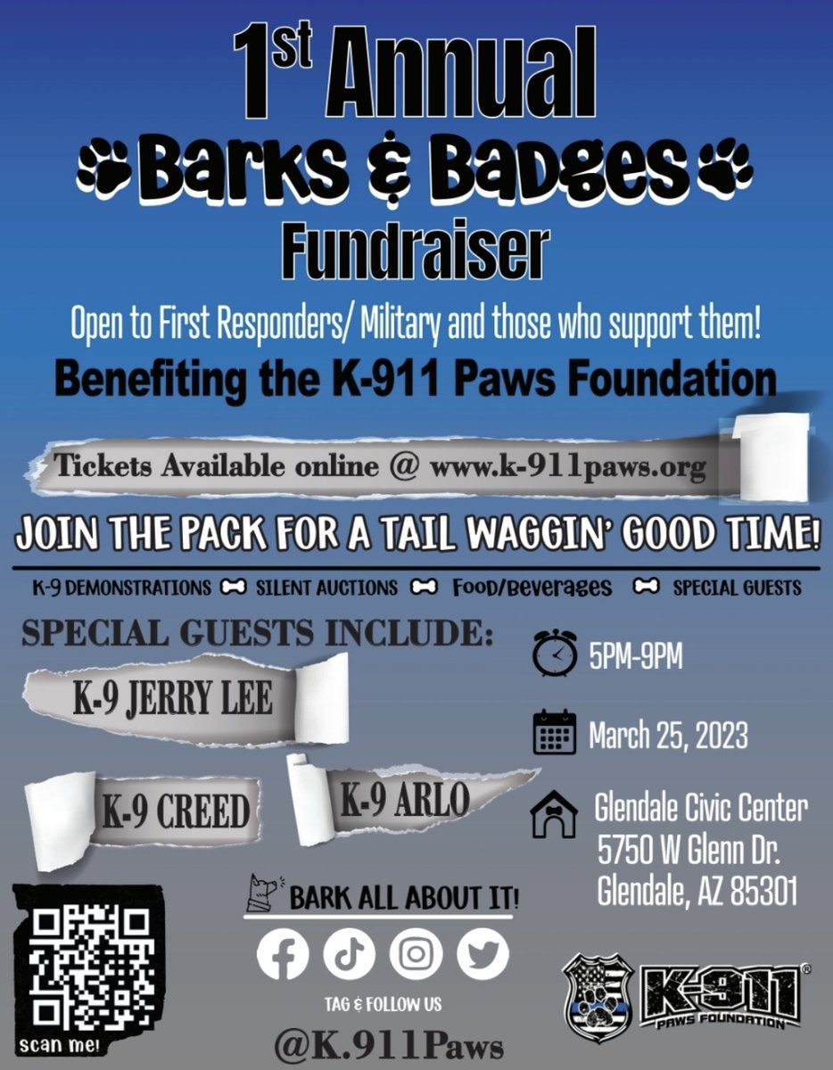 K-911 Paws Foundation tweet media