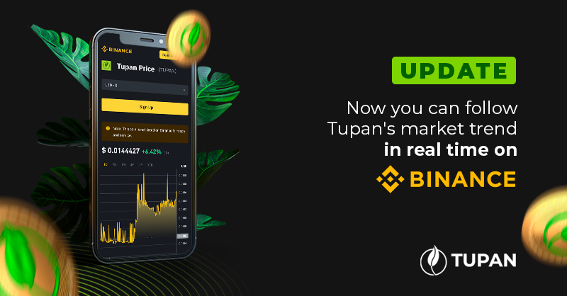 tupan_io's tweet photo. Tupan is now part of #Binance

Link:  https://t.co/3rVcNnECy2 

🔜 we will have more updates about #Tupan in the market.

Follow for more content. For now, like and share! 

⚠️ Please notice: Tupan is not yet available for trading on Binance, only for real-time price information. https://t.co/WLUoP3U6j6