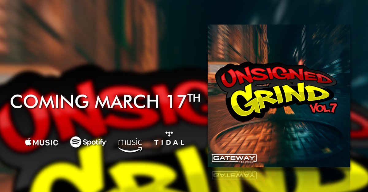 GatewayRecords's tweet image. If Hip Hop is what you crave... an all new volume in the famed Unsigned Grind series drops this FRIDAY!

Who's ready?

#UnsignedGrind #GatewayRecords #hiphop
