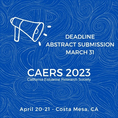 The abstract submission deadline for the CAERS 2023 meeting is a couple of weeks away. Check CAERS website caers.wildapricot.org and submit your work. We look forward to seeing you in Costa Mesa, CA.