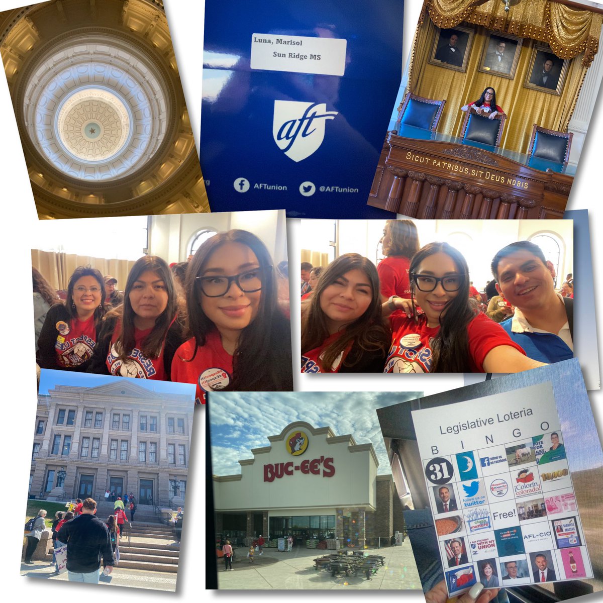 MsLuna_SRMS's tweet photo. Photo dump of our day with @SOCORROAFT and @TexasAFT Thanks for all you do for Texas Educators! ✊😎  #TexasLege #RespectUsExpectUs https://t.co/0nZuAgPRRX