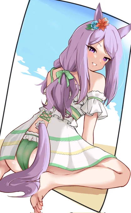 skebでマックイーンを描かせてもらいました! #ウマ娘  #Skeb 