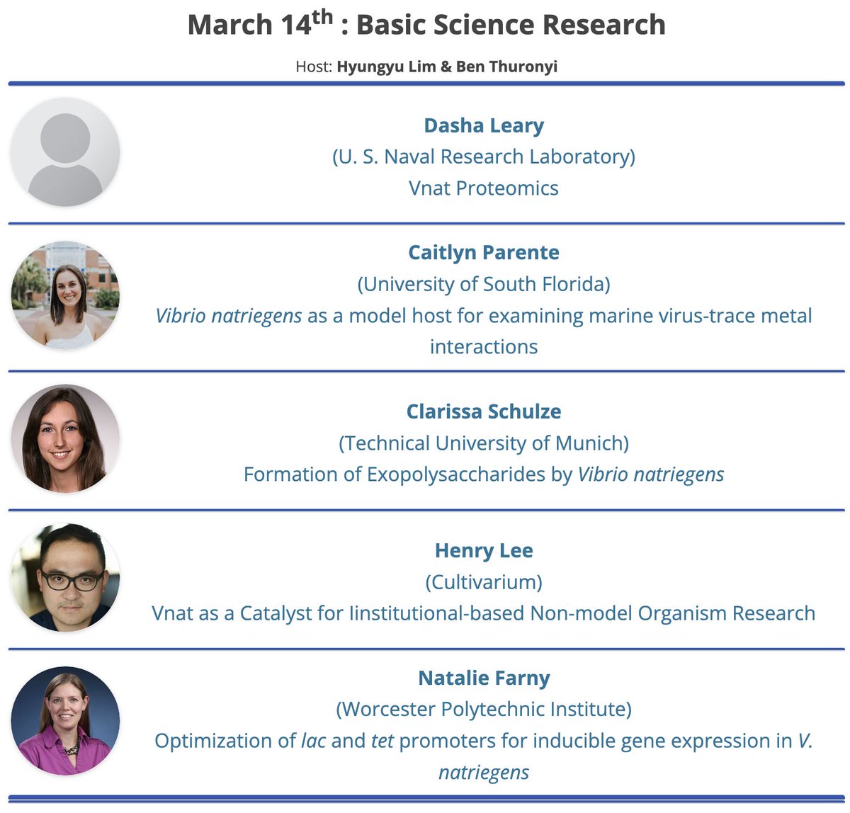 We look forward to seeing you on Tuesday for the Vnat 2023 conference. The complete conference information, including abstracts and approximate talk times, is now available at sites.williams.edu/vnatconference/.