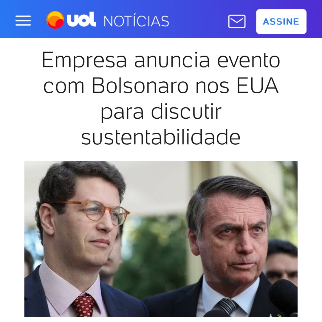 O curso de desmatamento já vem com uma motoserra de brinde?