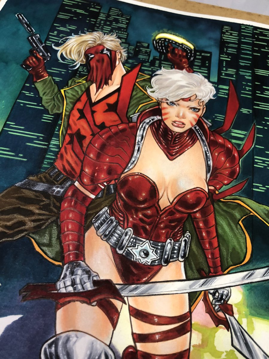 Kinhoandersons's tweet photo. Zealot &amp; Grifter - Wildcats commission https://t.co/KxWwwalpSa