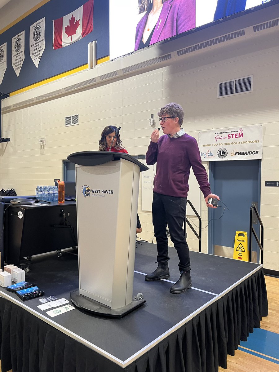 TarynneCable's tweet photo. Thanks @JanisIrwin and @pancholi_rakhi  for the inspiring words you gave our Girls In STEM day participants about challenges, diversity and pushing past it all to achieve your dreams. @BlackGldSchools https://t.co/5Bb27et8H6