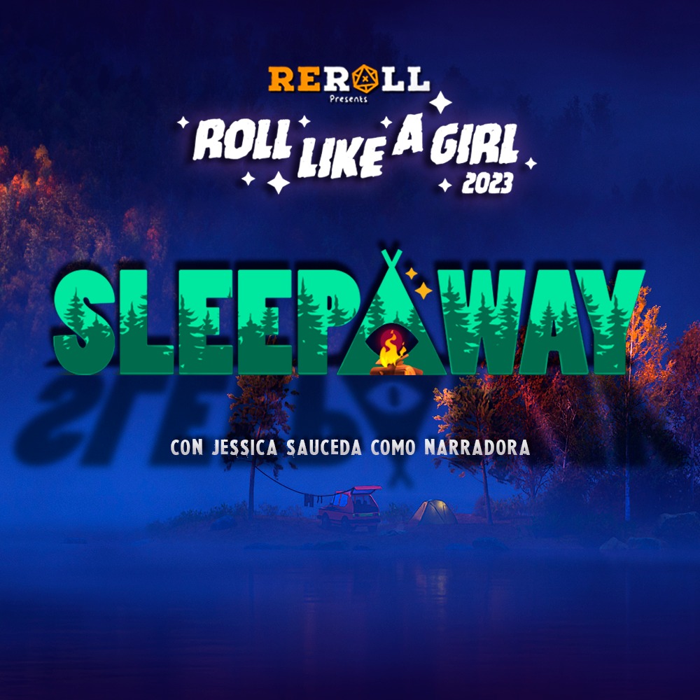 rerolldxd's tweet photo. SLEEPAWAY
🌸⭐️💜ROLL LIKE A GIRL 2023🌸⭐️💜

NARRADORA: Jess Sauceda @YetAnotherBard 

HOY 8pm MX // 11pm ARG
https://t.co/NcdmcFJ3yU

#reroll #rolenespañol #thisishowweroll #rol #twitchrol #rollthedice #SLEEPAWAY #streaming #camping  #RLG #rolllikeagirl2023 #marzo #grlpwr https://t.co/dUccJYWEhx
