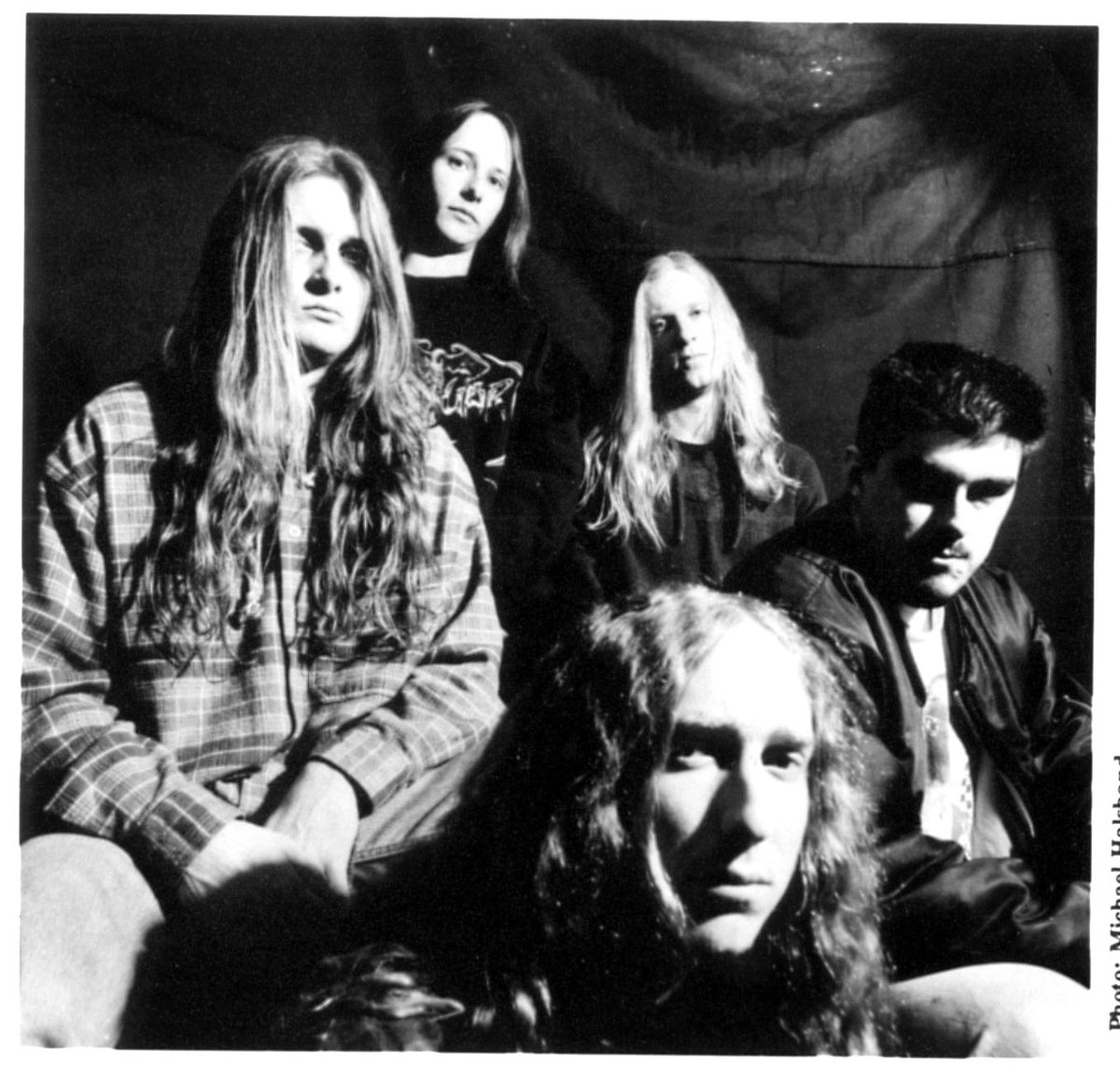 dbmagazine's tweet photo. .@obituarytheband "World Demise" photo shoot, circa 1994. Taken from Decibel Books’ original 328-page hardcover ”Turned Inside Out: The Official Story of Obituary”! Get your copy exclusively from Decibel in North America!

https://t.co/CbnIXJtiaB

#TurnedInsideOut #Obituary https://t.co/oy1GpTvrNE