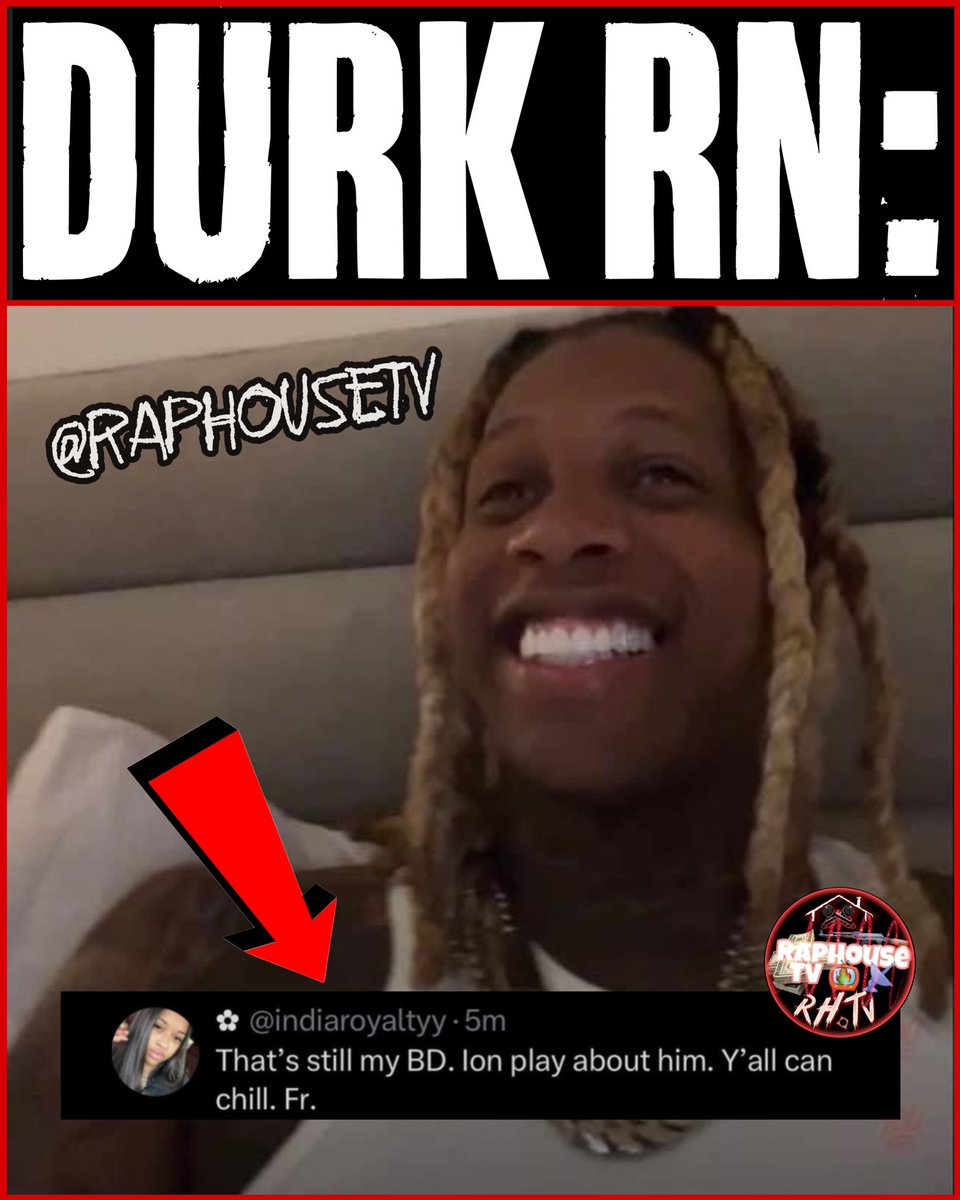 raphousetv2's tweet photo. Common W for Lil Durk👏🏾😅 LETS GOOOOO! https://t.co/ZA0wgHebHt