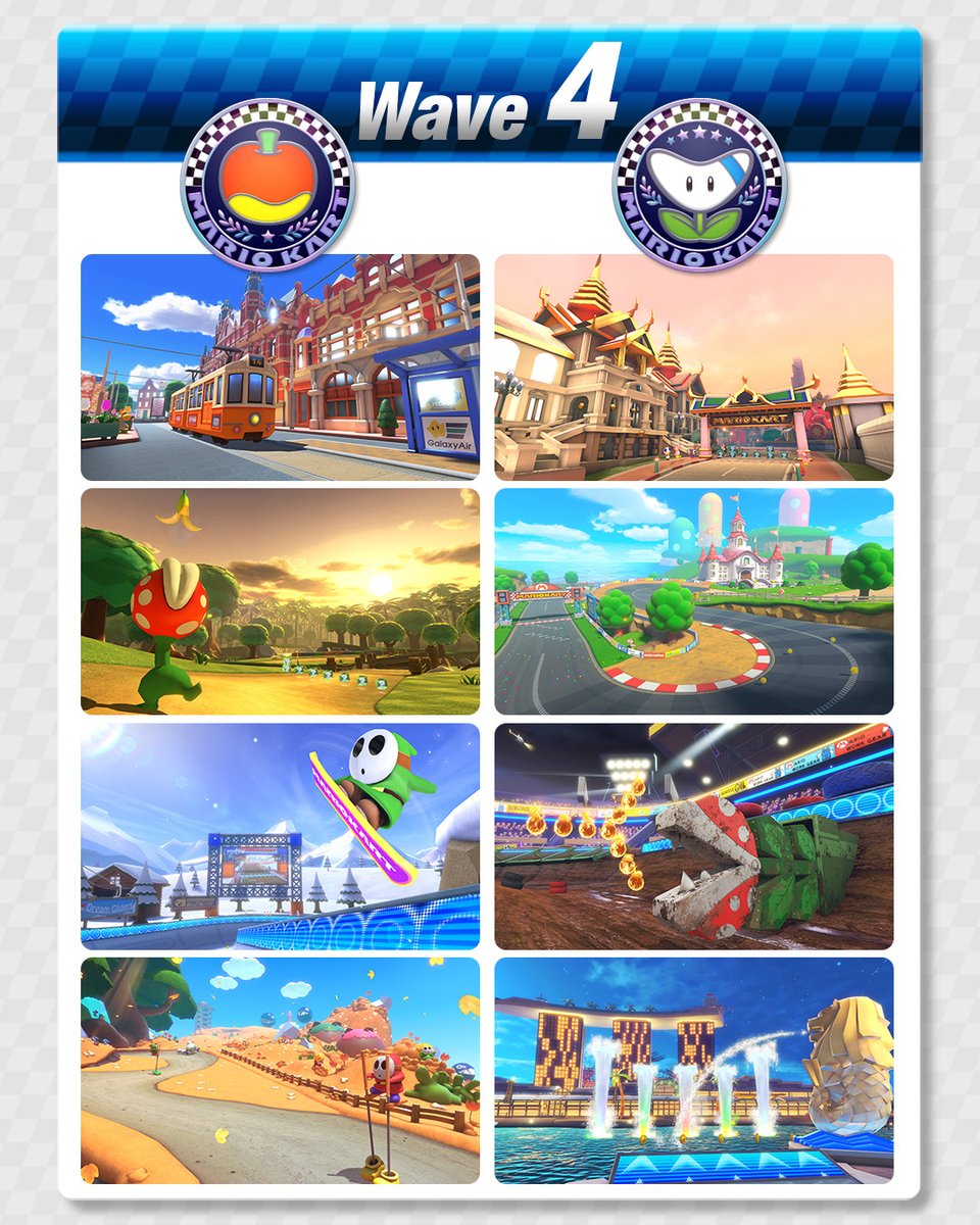 NintendoUK's tweet photo. Which cup did you play first and did you play as Birdo?

Wave 4 of the #MarioKart 8 Deluxe – Booster Course Pass is out now! https://t.co/krNJQn7kNP