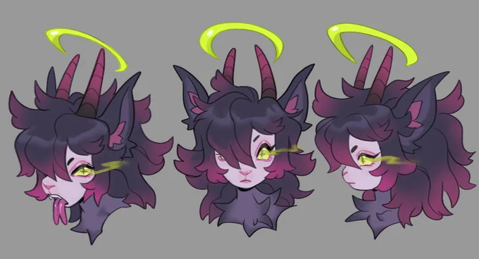 Still chipping away at a reference sheet #furryart 