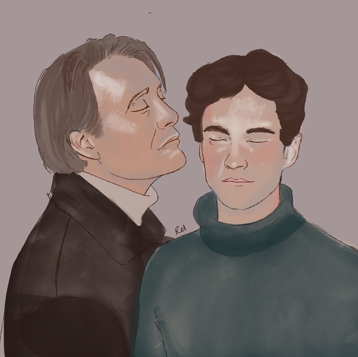 BecomingRel's tweet photo. Un joven Will conociendo al Dr. Lecter ¿que podría salir mal?

#hannigram #hannigramweek2023 #sketching #fanart #hannibal #WillGraham 

Dibujo rápido 

Día 1: Conociéndose de manera diferente 🥰 https://t.co/jVhsSppOgh