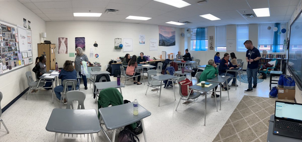 Also loved presenting “Getting Started with Stations” with <a href="/MrHoyler/">Matt Hoyler</a> today! Thanks for the amazing swag bags <a href="/hand2mind/">hand2mind</a>! @LCPS_Math #mtbos #iteachmath