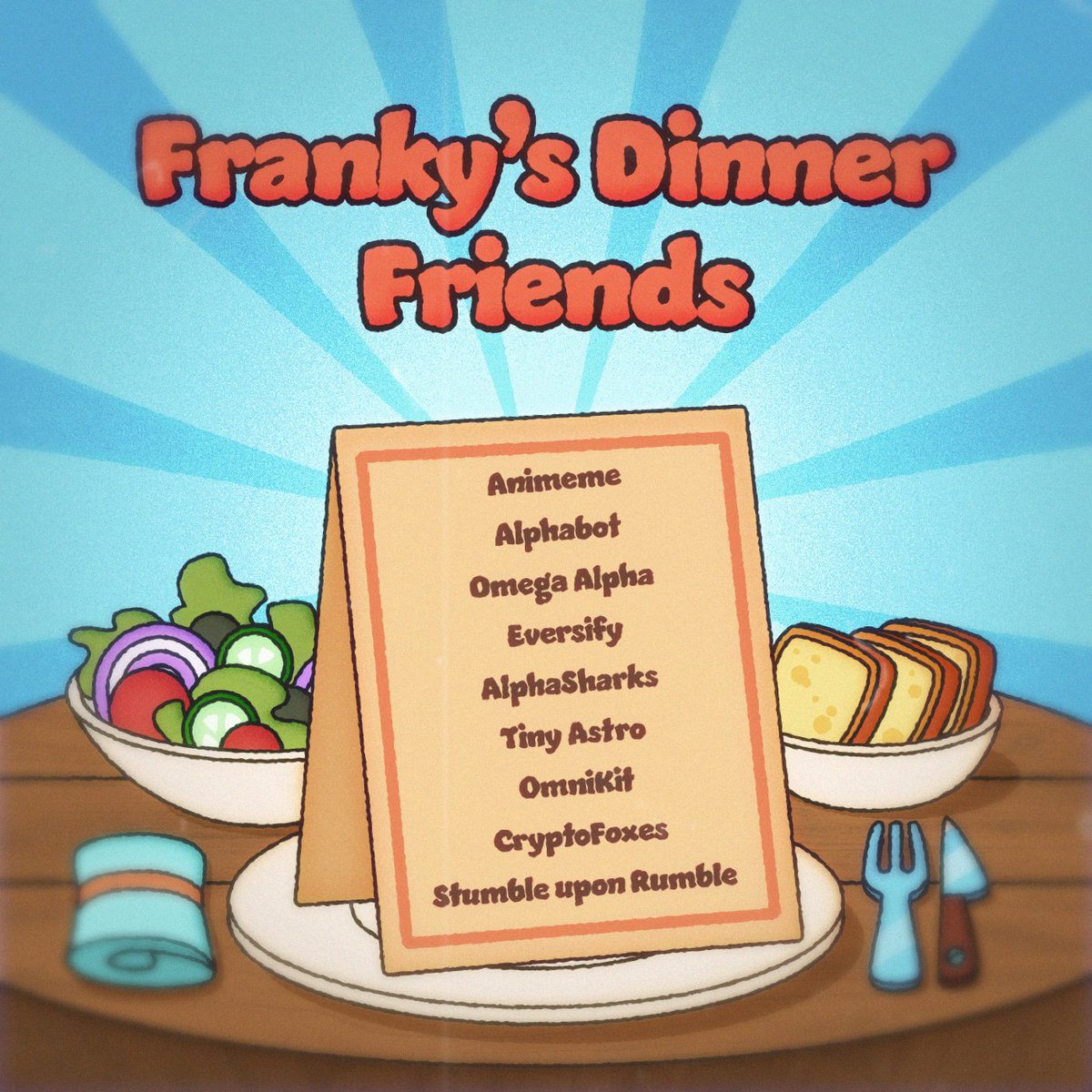 After dinner on Wednesday, we hope that you keep room for dessert! 

Below are a few of our friends who you can expect to hear more from following the launch 🐸 🍨