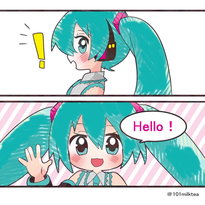 Small Miku's days🌼  

#初音ミク 