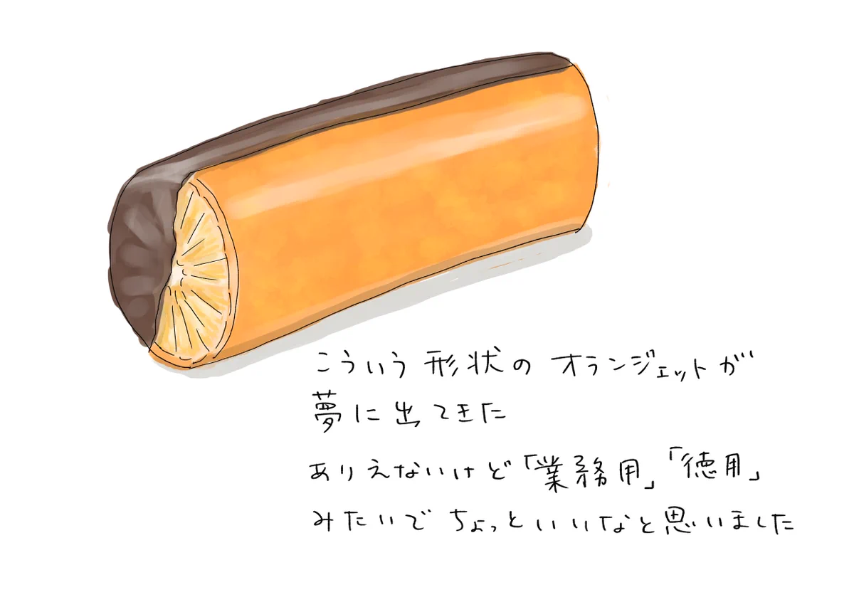 ありえないけど食べてみたい！夢に出てきたオランジェット！