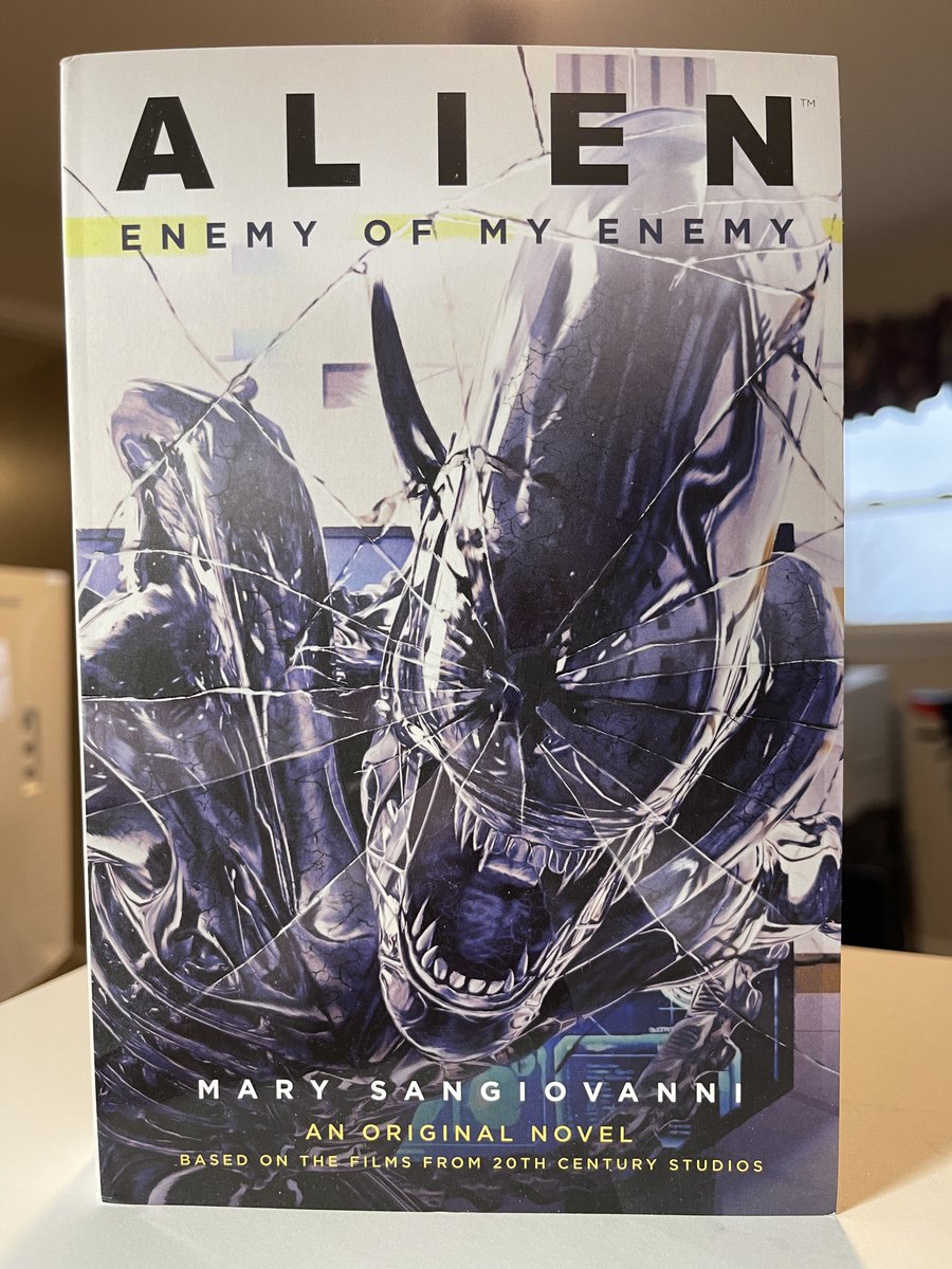 BrianFreeman's tweet photo. I grew up on the Alien movies, so I've been looking forward to this original novel by @marysangiovanni  since it was announced! https://t.co/VnyQJHQ3K1