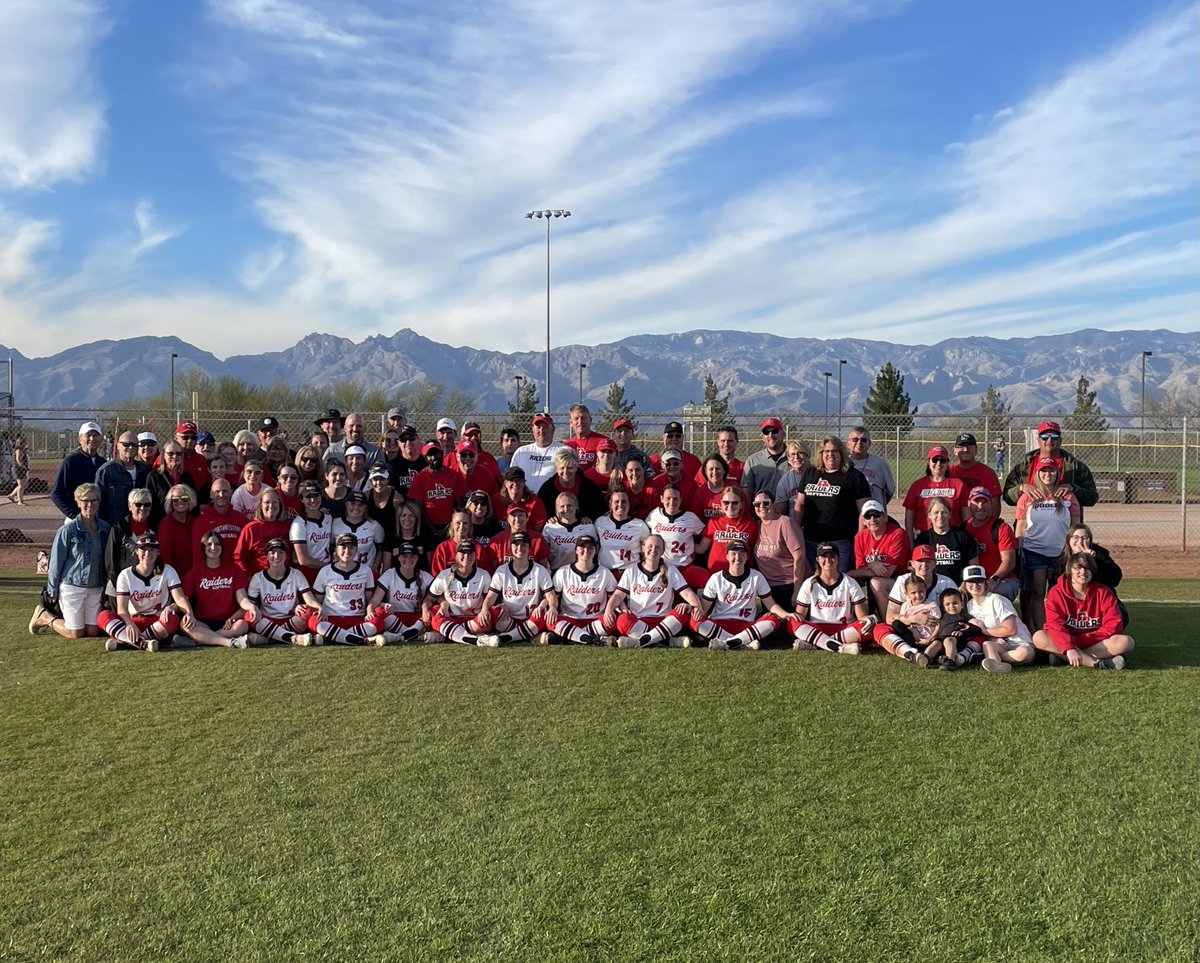 Thank you to all* the Raider families, fans, alumni &amp; friends that made the trip to Arizona to support us this week! 🫶

*not all pictured
