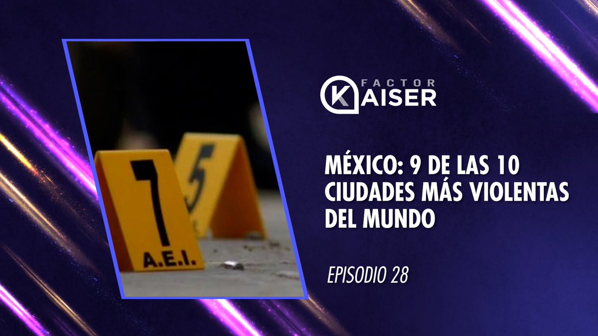 Max Kaiser (@maxkaiser75) on Twitter photo 9 de las 10 Ciudades más peligrosas DEL MUNDO están en México! Esto es mucho más que una vergüenza, es un fracaso completo
De eso te platico en el Episodio 28 de <a href="/factor_kaiser/">FactorKaiser</a>! Entra, suscríbete gratis y comparte en todas tus redes y chats👇🏼
youtu.be/lBn2HaQHSf8 9 de las 10 Ciudades más peligrosas DEL MUNDO están en México! Esto es mucho más que una vergüenza, es un fracaso completo
De eso te platico en el Episodio 28 de <a href="/factor_kaiser/">FactorKaiser</a>! Entra, suscríbete gratis y comparte en todas tus redes y chats👇🏼
youtu.be/lBn2HaQHSf8