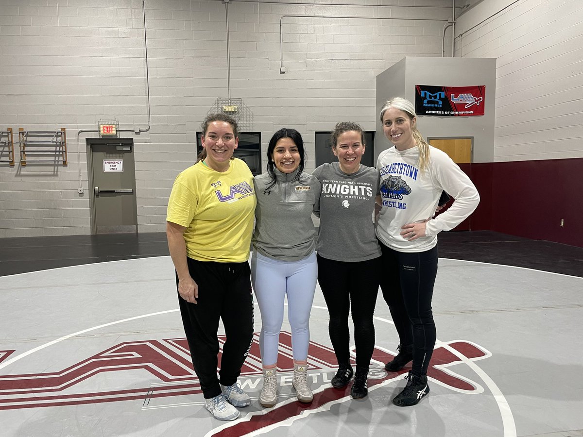 Had the honor to learn from the amazing Terry Steiner, US National Women’s Wrestling Coach at LAW tonight! So great to see all these ladies and the representation from amazing female coaches. So excited to be a part of this growth! #townshipproud #growwomenswrestling #lawwfamily