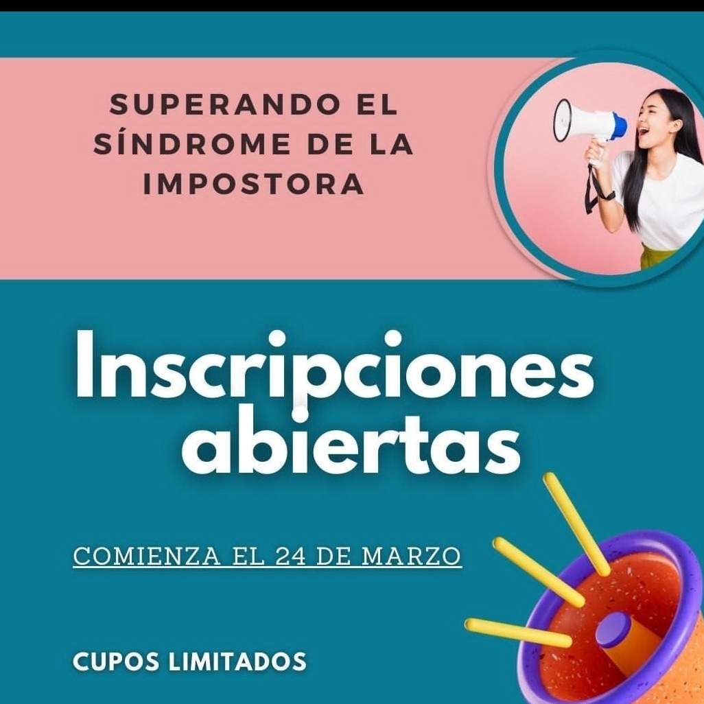 AxiaCoaching's tweet photo. Últimos cupos.
El Programa Superando el #SíndromeDeLaImpostora consiste en 4 encuentros por Zoom de 1 hr donde haremos ejercicios interactivos de #autodescubrimiento y reflexión.
Info por DM. Empieza el 24/03
#empoderamiento #mujeres #crecimiento #educacionemocional #resiliencia https://t.co/3uqprZfGK4