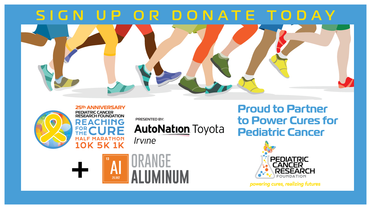 Orange Aluminum is proud to be the title sponsor of the 5k run. We need your help to accelerate research and power cures to ensure that all kids with cancer can beat their disease and realize their full potential.
Join us: cure.pcrf-kids.org/Andi

#RFTC #poweringcures #PCRFKids