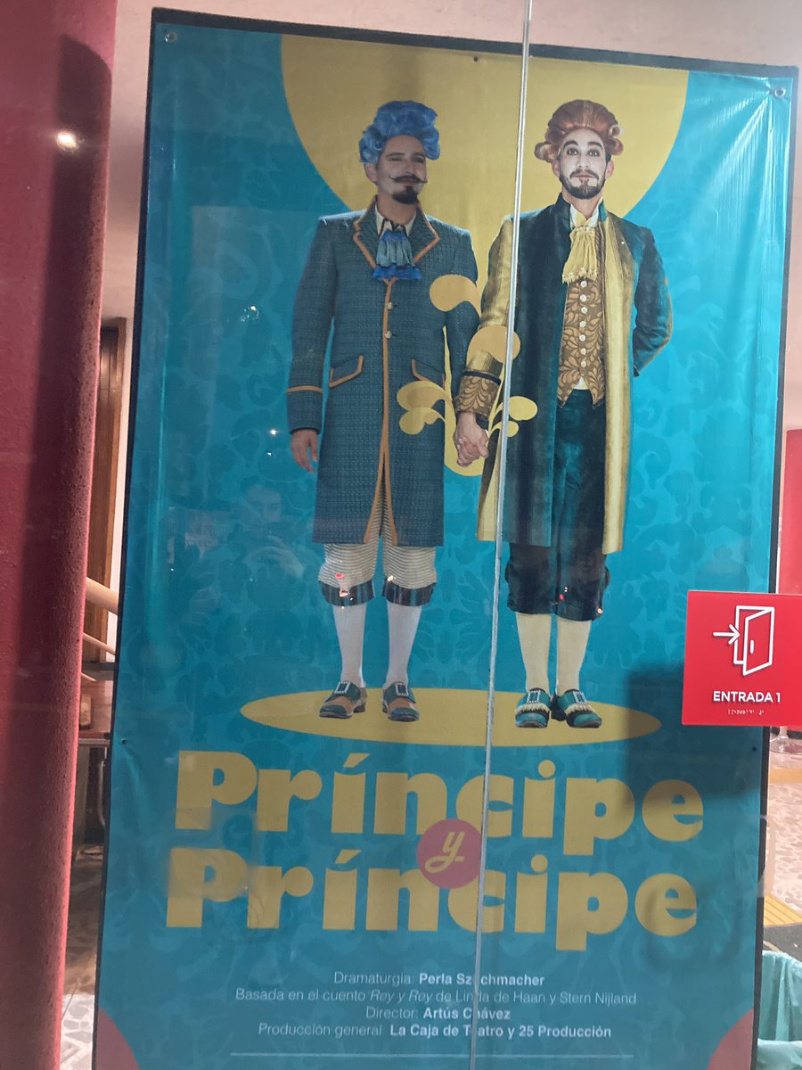 Hoy nos toca ver #PrincipeYPrincipe en @TeatroXola