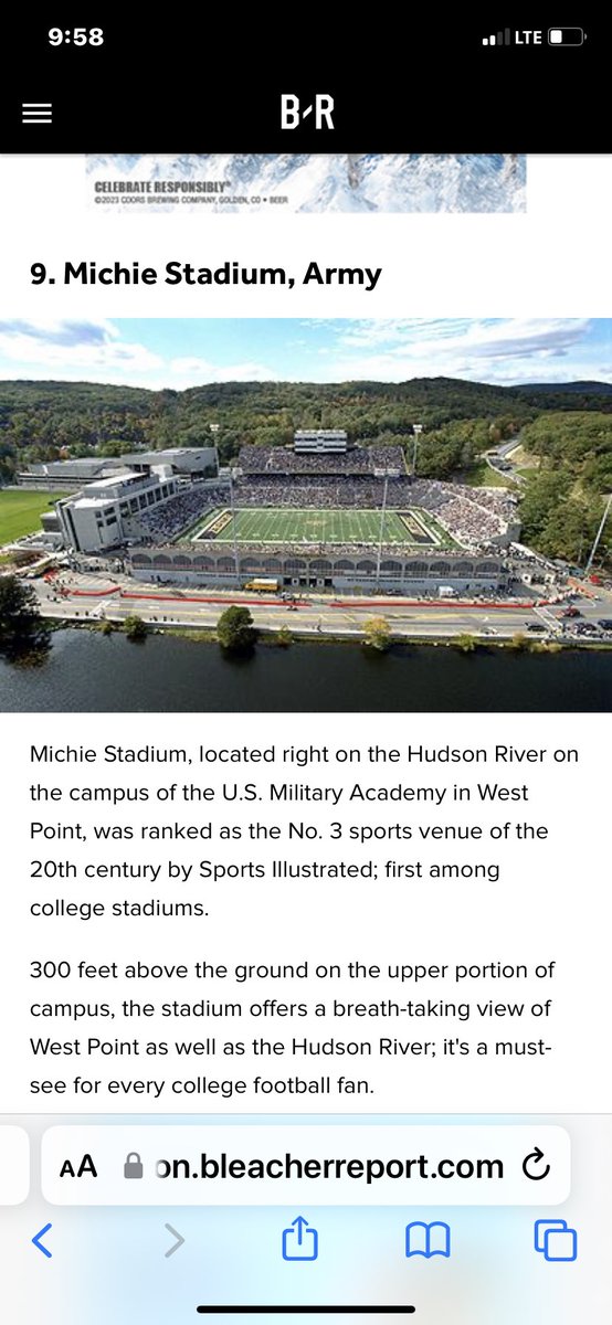 Michie Stadium ⁦<a href="/ArmyWP_Football/">Army Football</a>⁩ #BEATnavy!