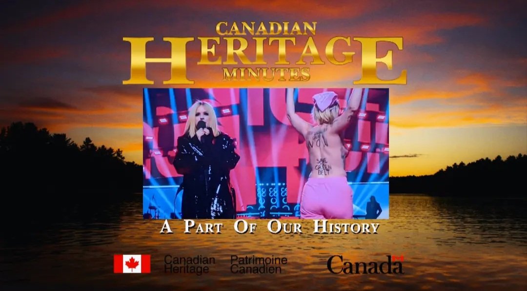 canisleepfuheva's tweet photo. "Get the fuck off, Bitch"
- Avril Lavigne (3/13/23)

A Heritage Moment 
#JUNOAwards2023 #JUNOS https://t.co/Ezho16JcsF